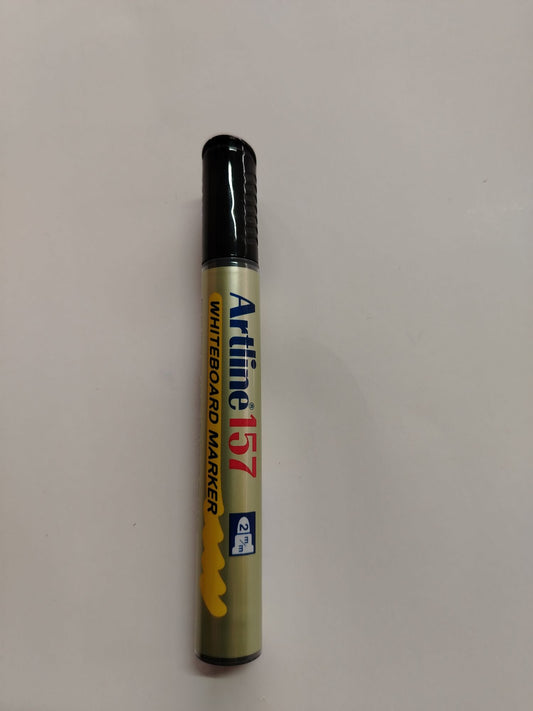 MARCADOR PIZARRA ARTLINE 157 NEGRO DESECHABLE PTA BALA