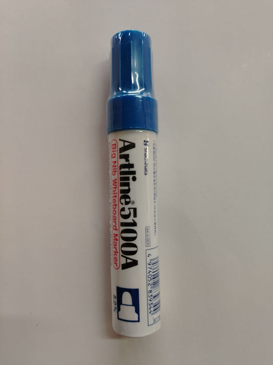 MARCADOR PIZARRA ARTLINE 5100A AZUL RECARGABLE PTA BALA GRUESA