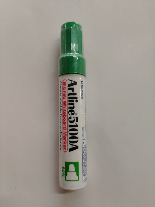 MARCADOR PIZARRA ARTLINE 5100A VERDE RECARGABLE PTA BALA GRUESA