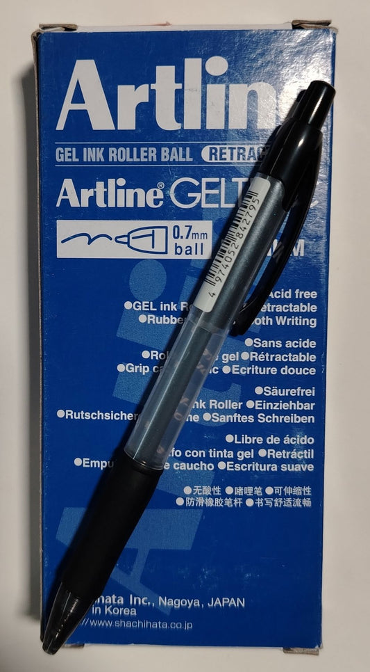 BOLIGRAFO ARTLINE 5570 TINTA GEL 0.7MM NEGRO