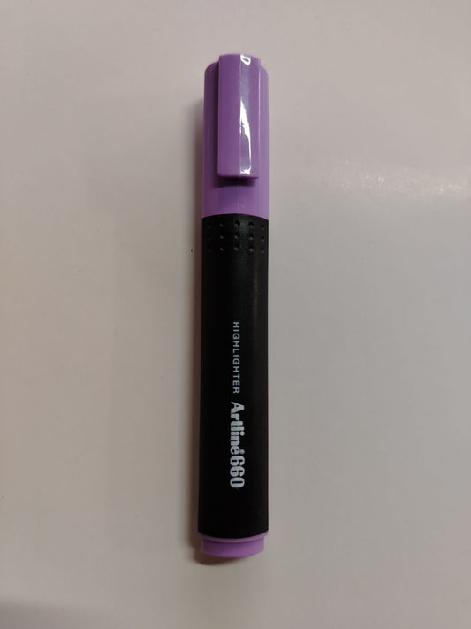 RESALTADOR ARTLINE 660 MORADO/12s