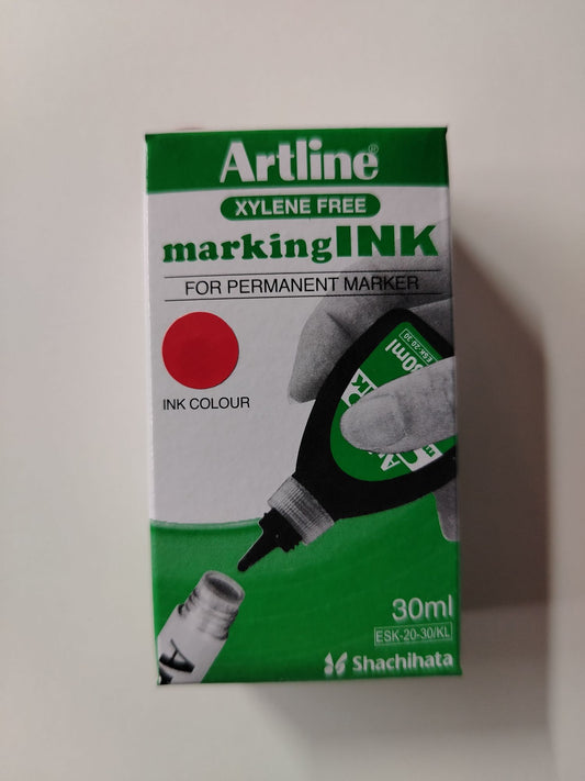 TINTA ARTLINE P/MARCADOR PERM ROJO 30ML