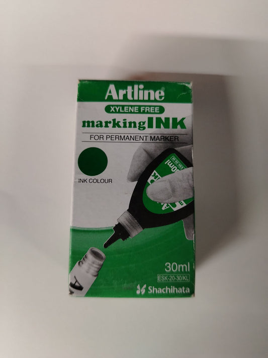 TINTA ARTLINE P/MARCADOR PERM VERDE 30ML