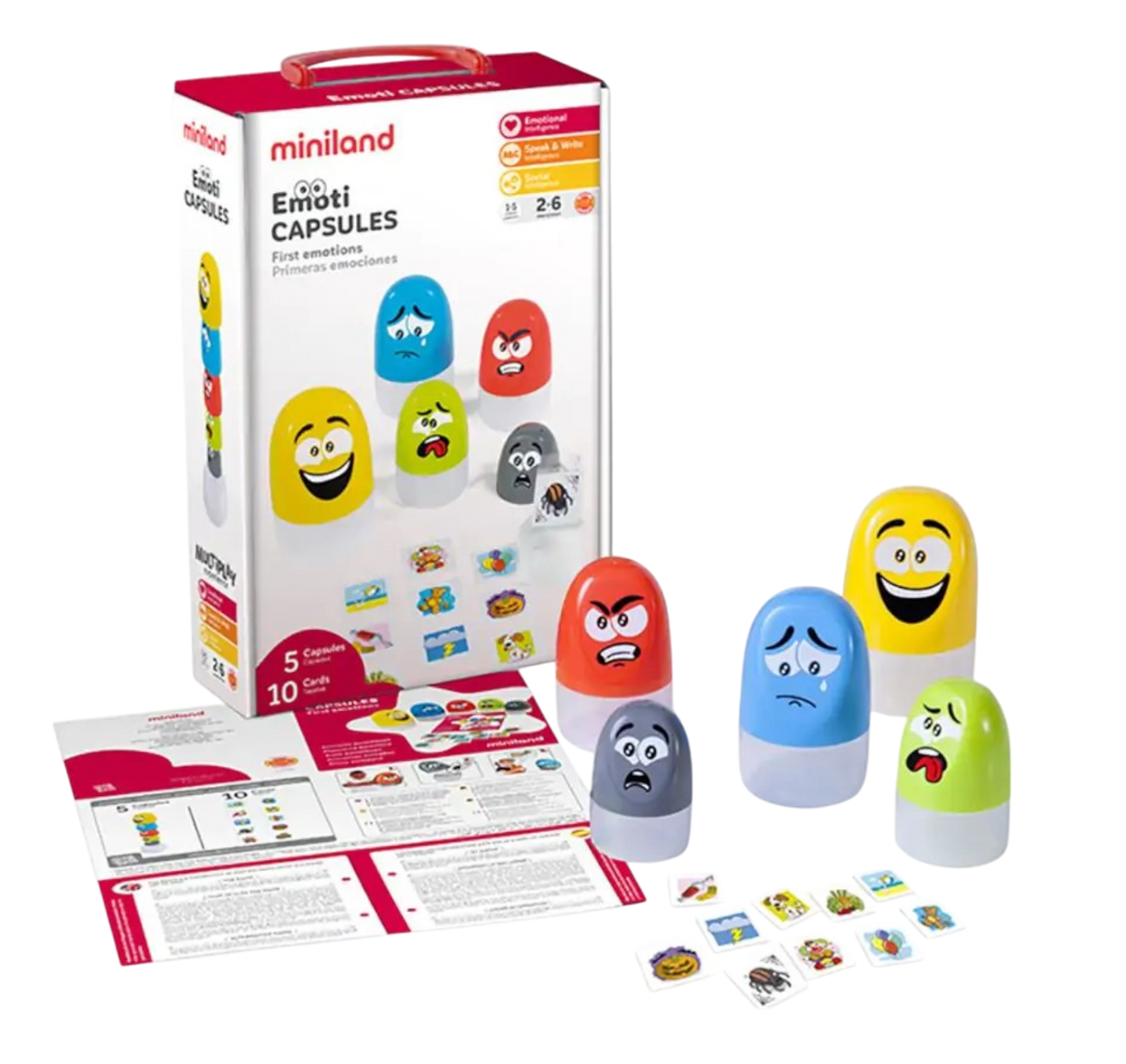 DIDACTICO JUEGO DE EMOCIONES EMOTICAPSULAS