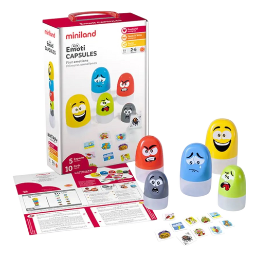 DIDACTICO JUEGO DE EMOCIONES EMOTICAPSULAS