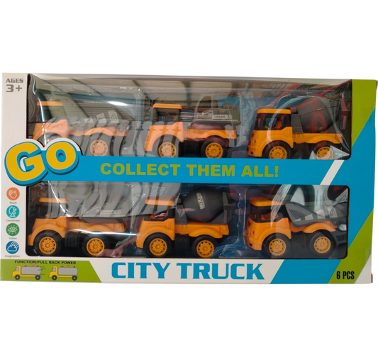 SET CARROS DE CONSTRUCCION ECO CAJA 47X29CM KC1231