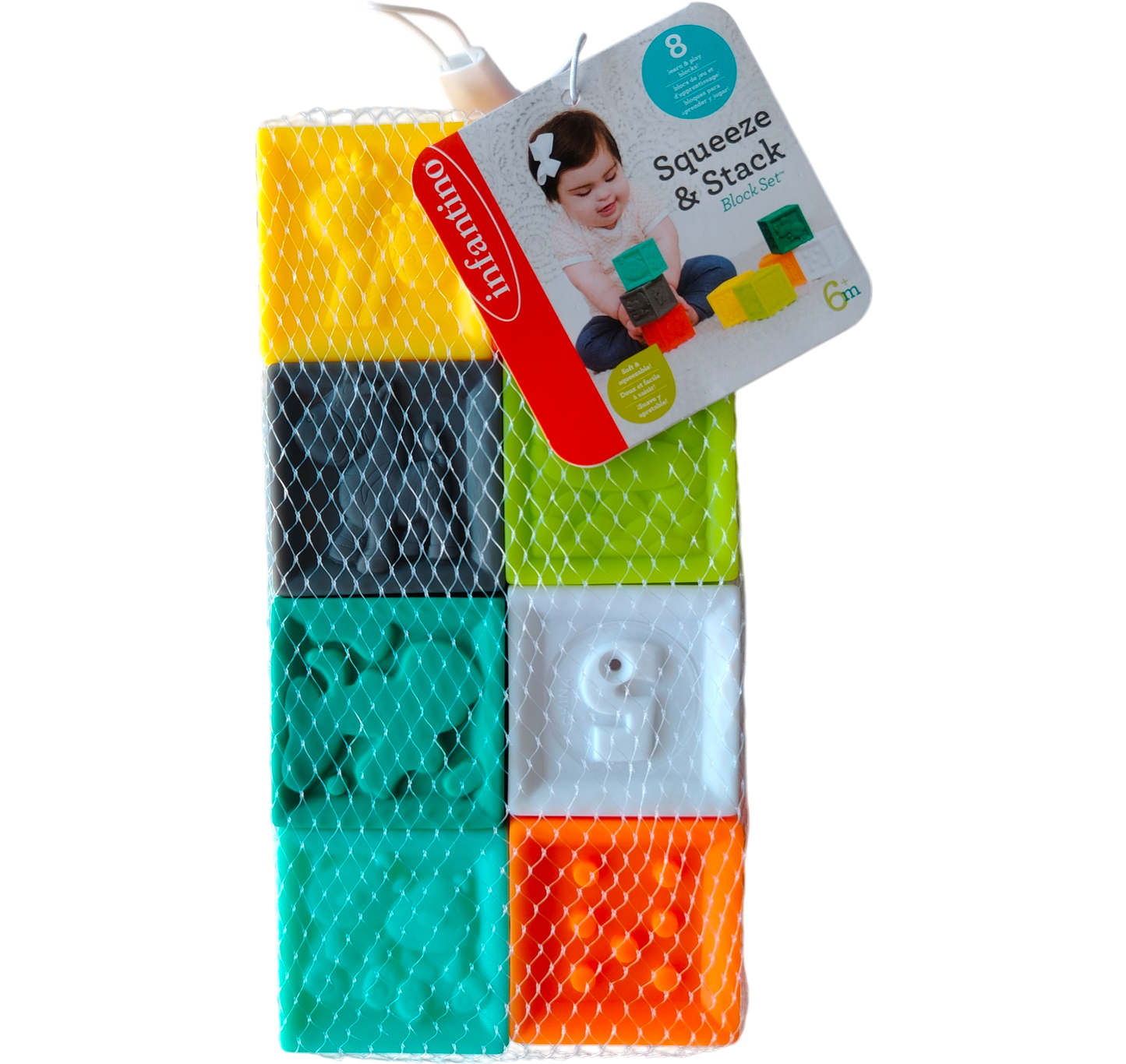 JUEGO BLOQUES CON TEXTURA SENSORIALES x8 x9