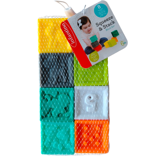 JUEGO BLOQUES CON TEXTURA SENSORIALES x8 x9