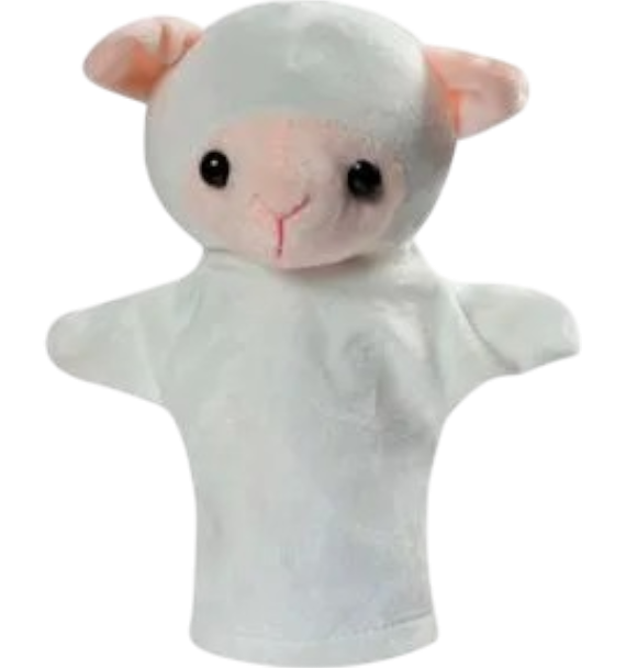 JUEGO TITERE ANIMALES DE MANO TELA ECO