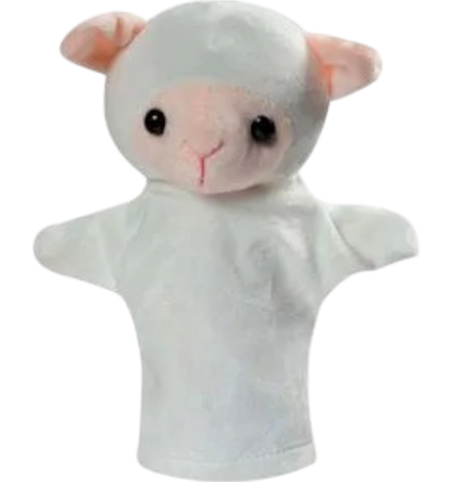 JUEGO TITERE ANIMALES DE MANO TELA ECO