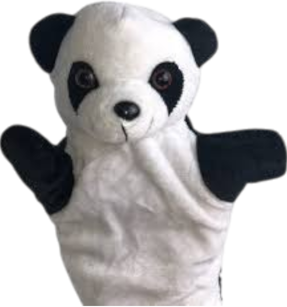 JUEGO TITERE ANIMALES DE MANO TELA ECO