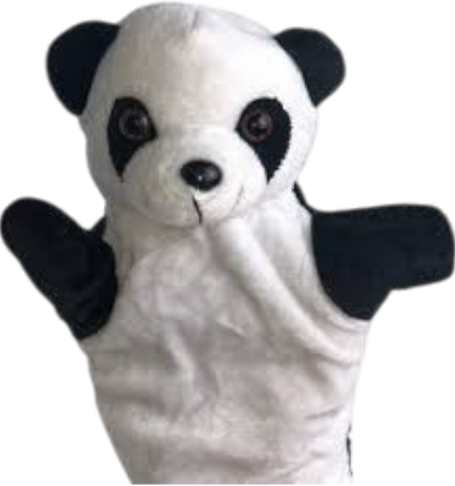 JUEGO TITERE ANIMALES DE MANO TELA ECO