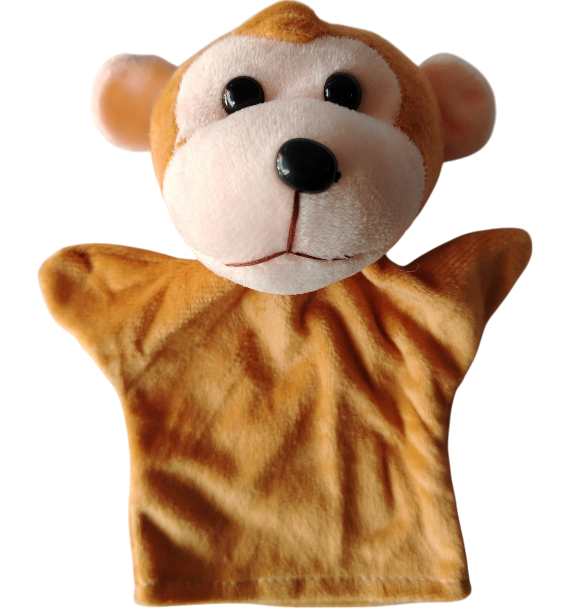 JUEGO TITERE ANIMALES DE MANO TELA ECO