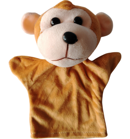 JUEGO TITERE ANIMALES DE MANO TELA ECO