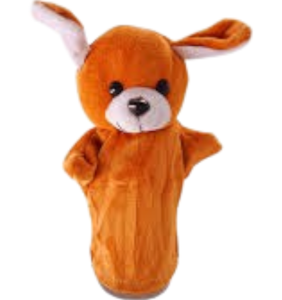 JUEGO TITERE ANIMALES DE MANO TELA ECO