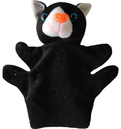 JUEGO TITERE ANIMALES DE MANO TELA ECO