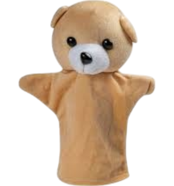 JUEGO TITERE ANIMALES DE MANO TELA ECO