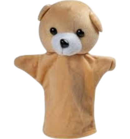 JUEGO TITERE ANIMALES DE MANO TELA ECO