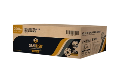 TOALLA PREMIUM BLANCA 200 MTS TISU 6s