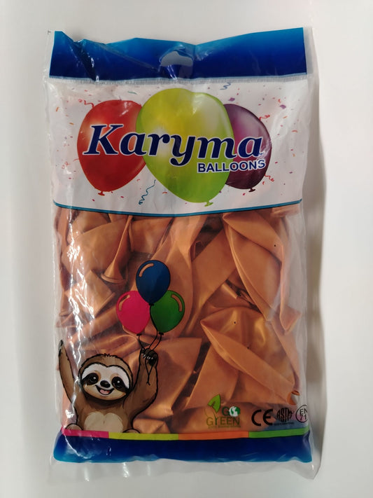 GLOBO #12 DORADO KARYMA BALLOONS (50 UDS)