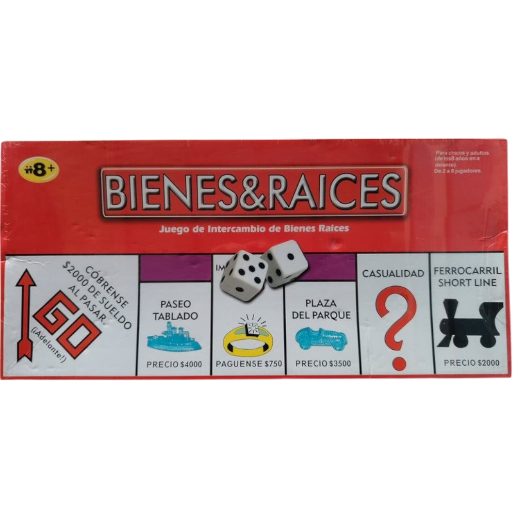 JUEGO DE BIENES RAÍCES ESTILO MONOPOLIO