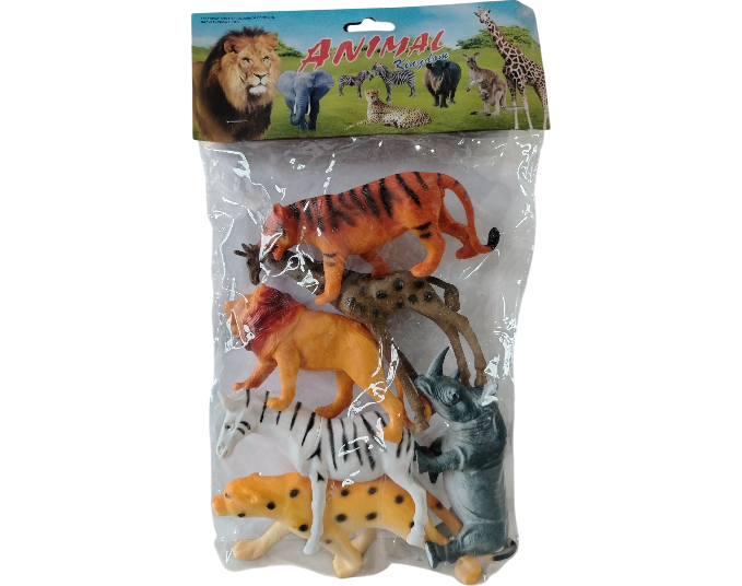 JUEGO SET ANIMALES SALVAJES ANIMAL KINGOOM