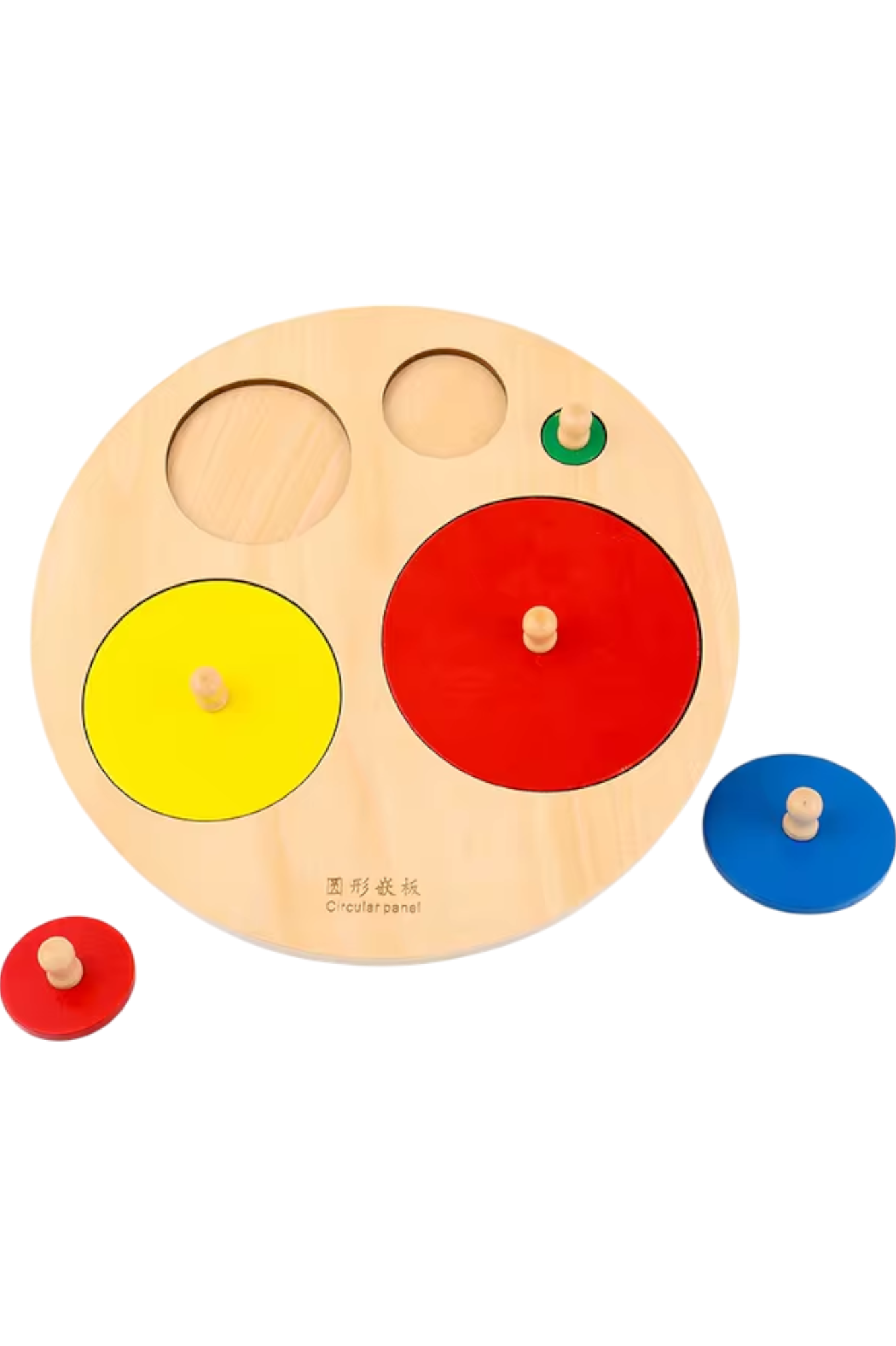 DIDACTICO ROMPECABEZAS CIRCULAR X5 FIGURAS