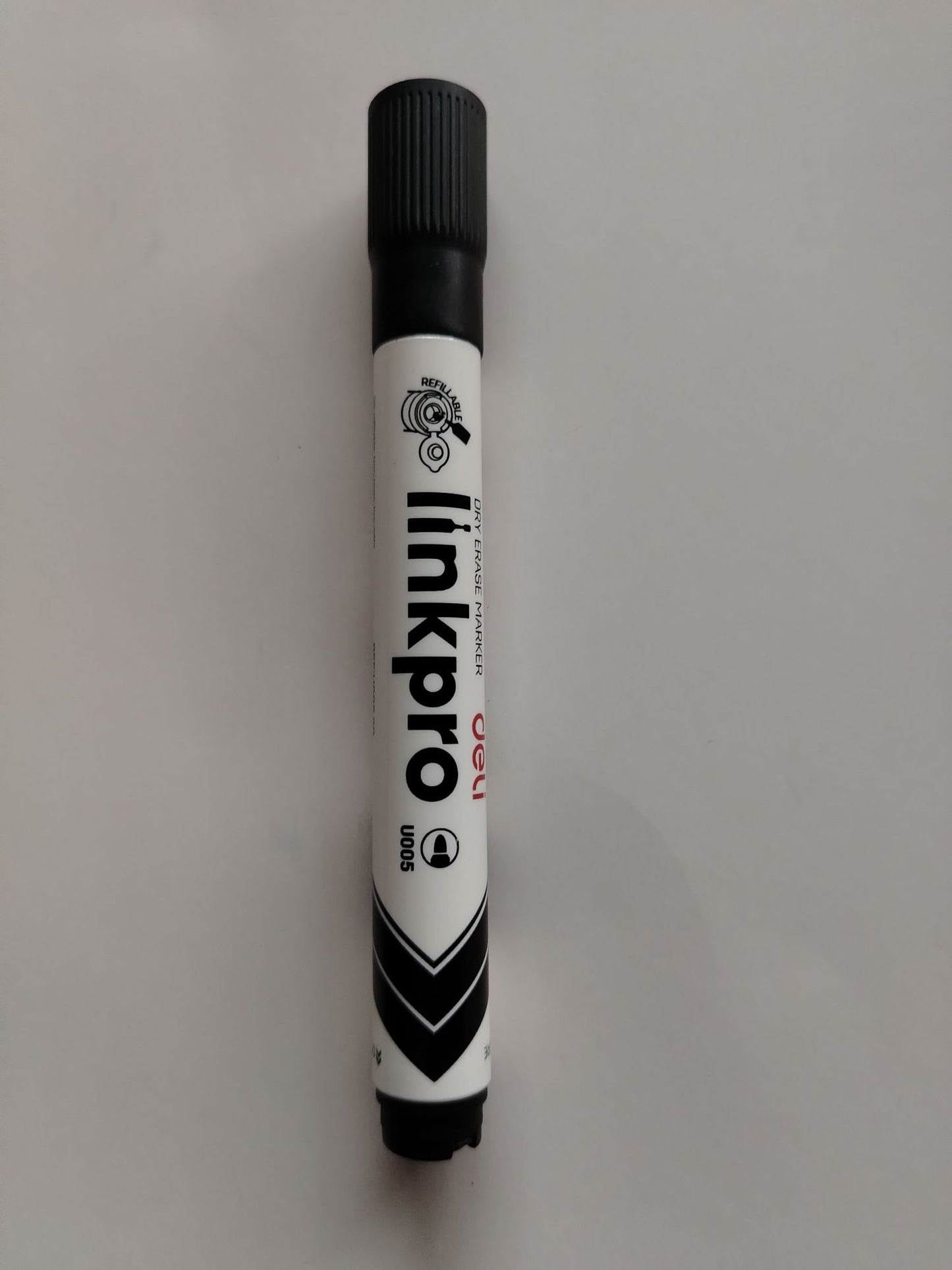 MARCADOR PIZARRA DELI LINKPRO NEGRO DESECHABLE PTA BALA