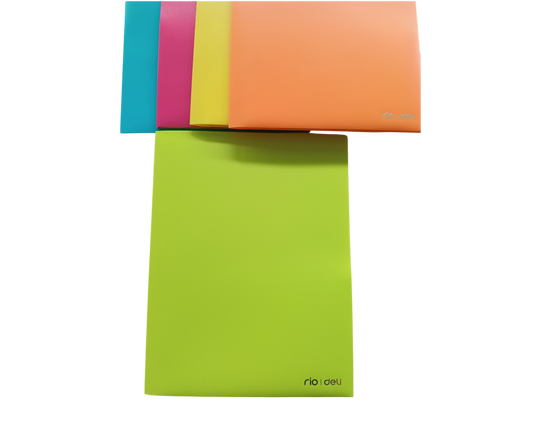 FOLDER PLAST NEON SURTIDO A4 DELI