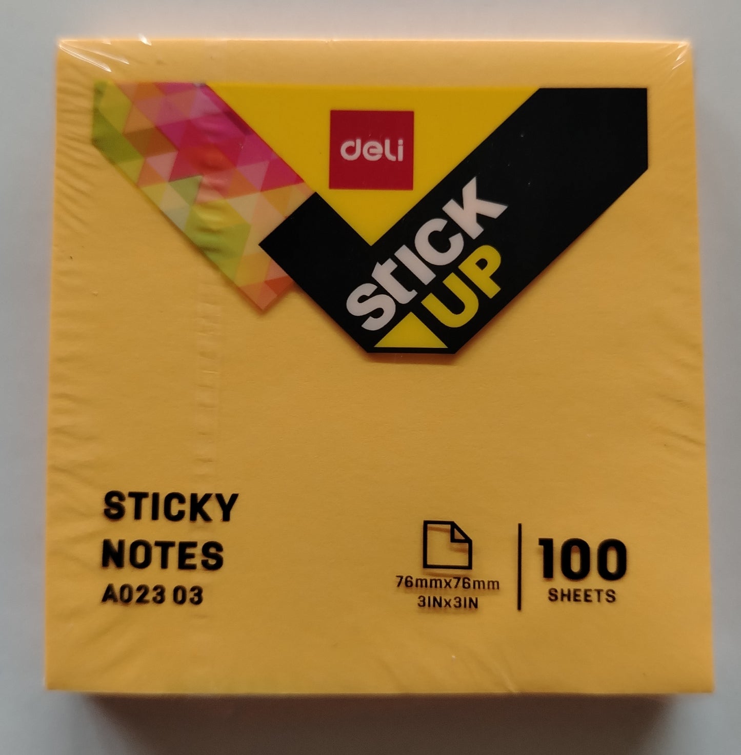 BLOCK QUITA Y PON  NEON 3X3MM 100h DELI