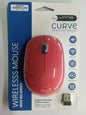 MOUSE INALAMBRICO CURVE ROJO UNNO TEKNO MS6526RD