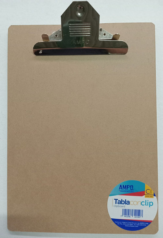 TABLA AMPO MADERA CARTA
