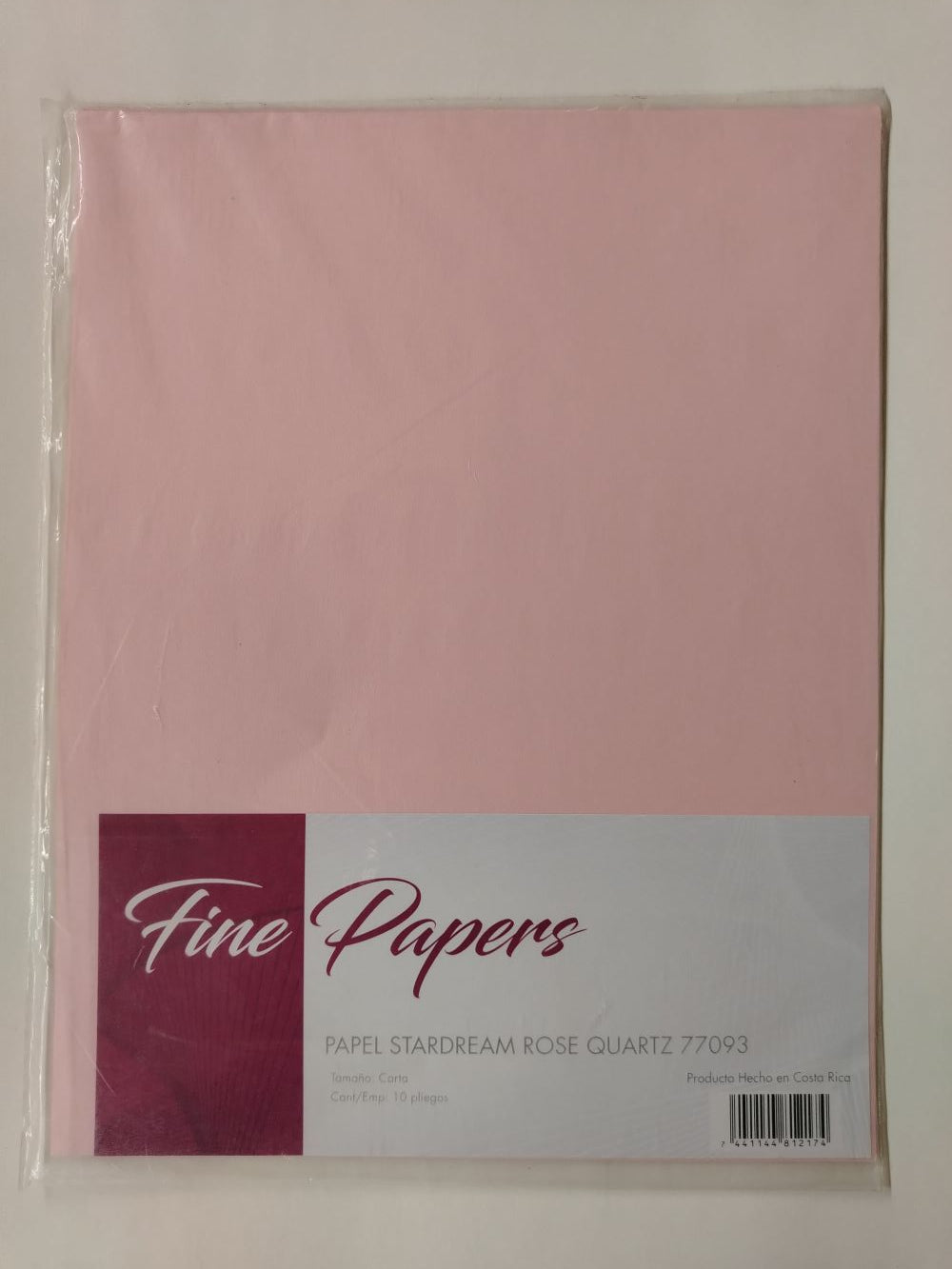 PAPEL STARDREAM ROSE QUARTZ 120G T/CARTA