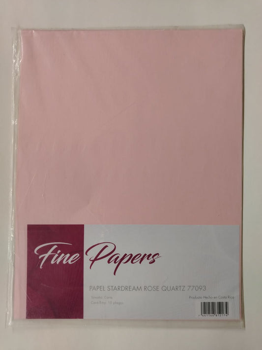 PAPEL STARDREAM ROSE QUARTZ 120G T/CARTA