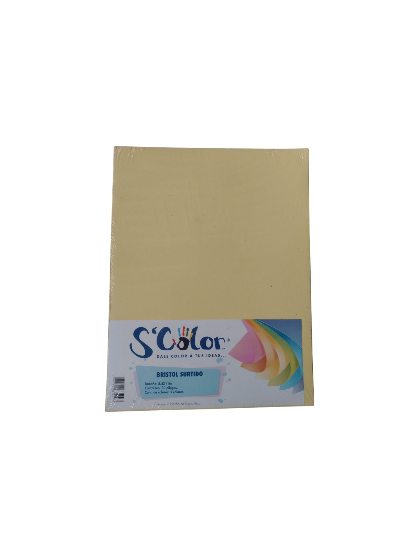 CARTULINA BRISTOL SCOLOR T/C AMARILLA 30s