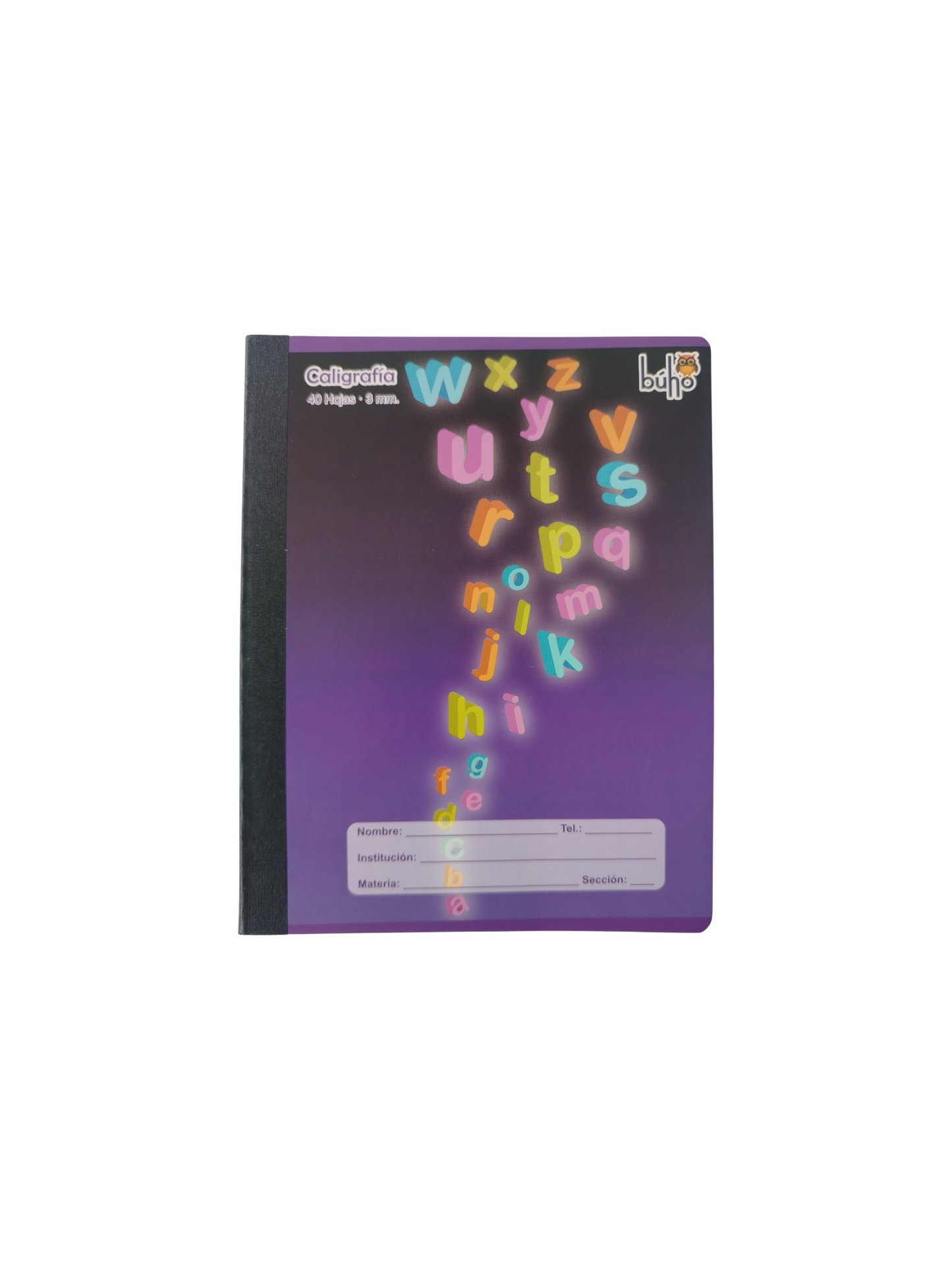 CUADERNO DE CALIGRAFIA BUHO 3MM 40 HOJAS (16 X 21 CM)