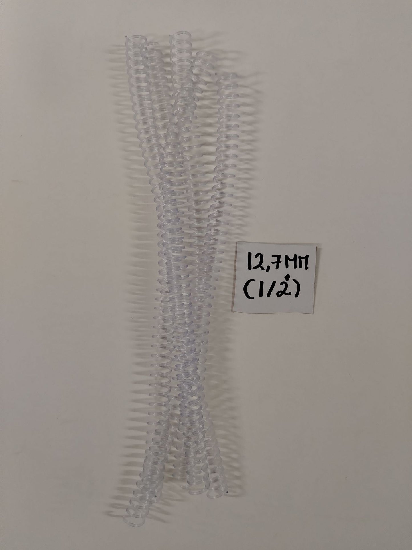 RESORTE TRANSPARENTE ESPIRAL 12,7 mm (1/2") und