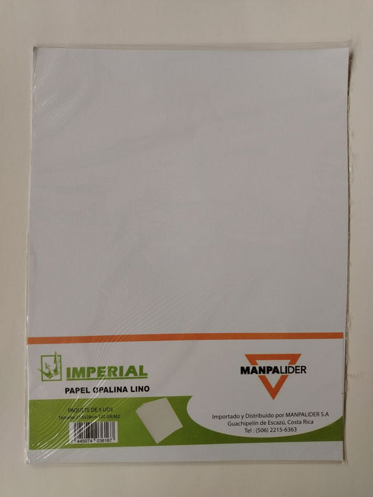 PAPEL LINO BUHO T/CARTA 5U