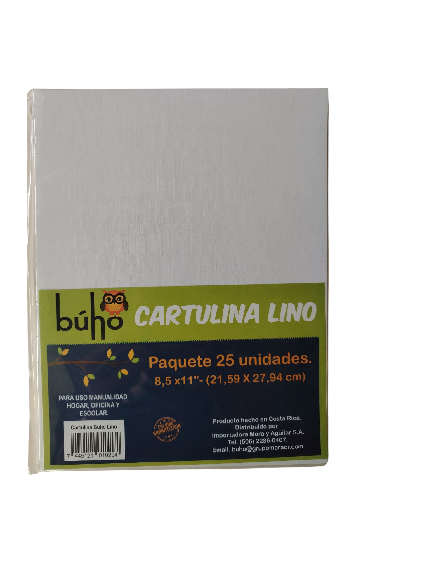 CARTULINA LINO BUHO T/CARTA 25U