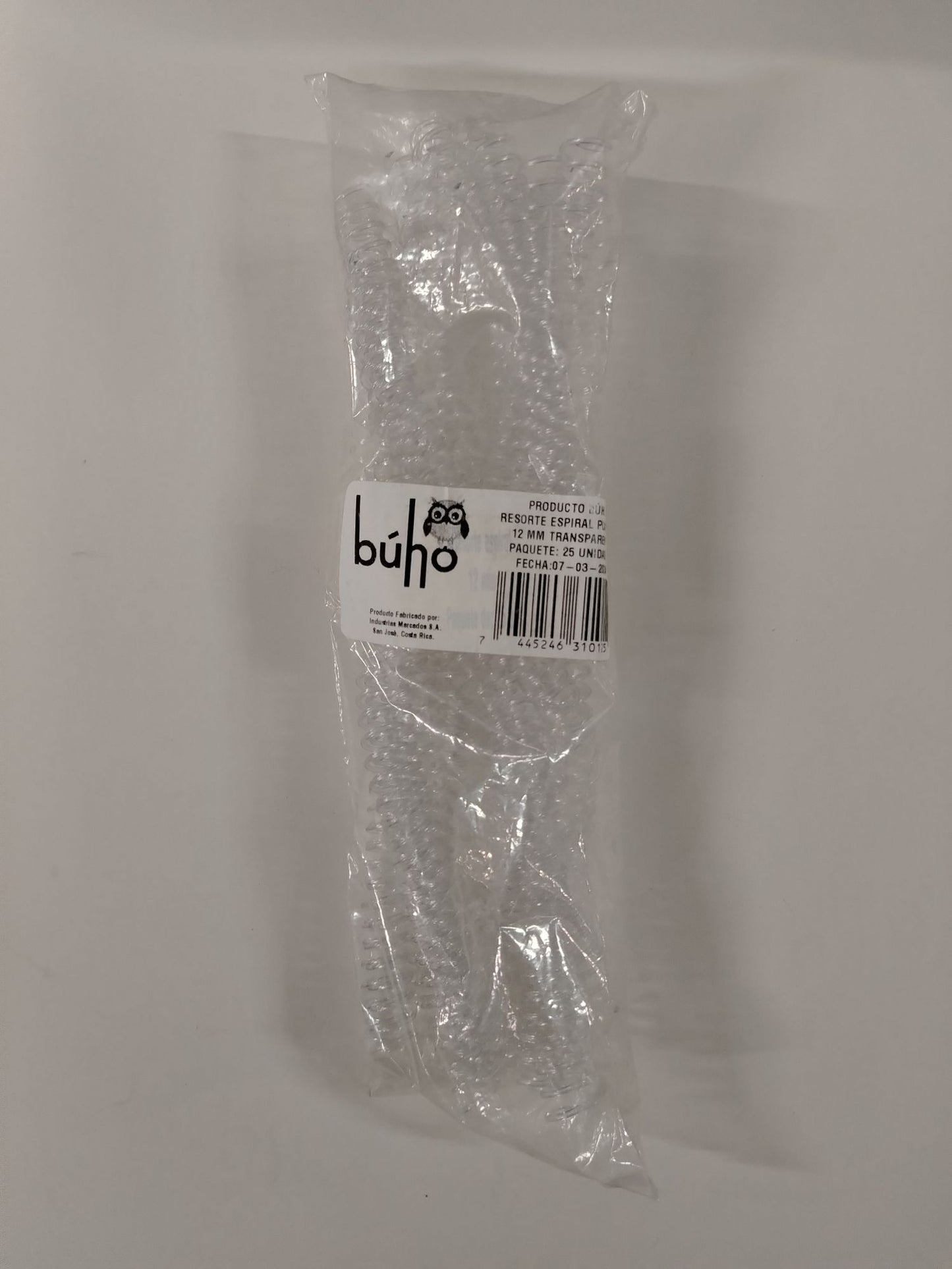 RESORTE ESP BUHO 15/32" 12MM TRANS(90H)