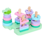 JUEGO DE ENCASTRE COCODRILO MADERA