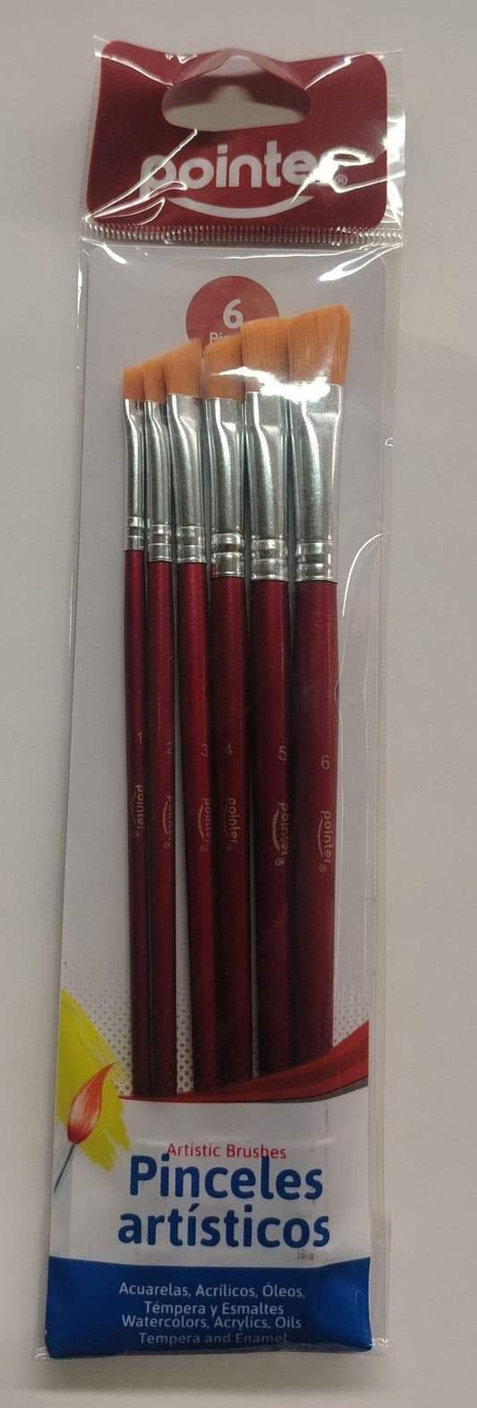 PINCEL POINTER PATA DE VENADO SET/6s