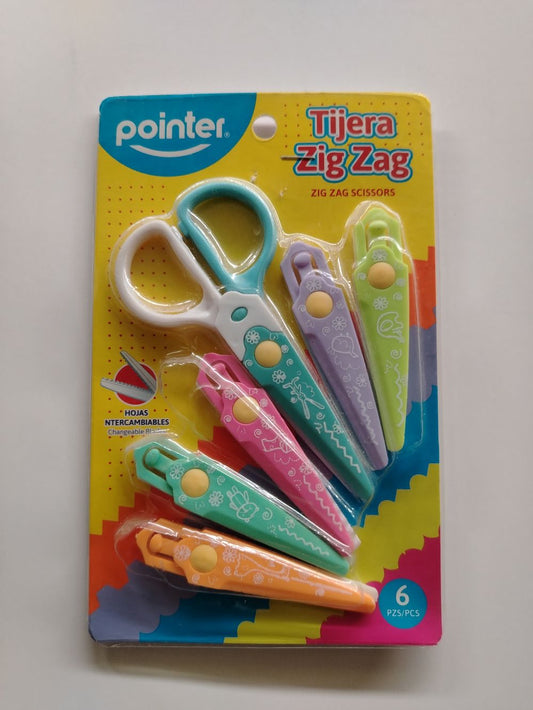 TIJERA ZIG ZAG 6 CORTES