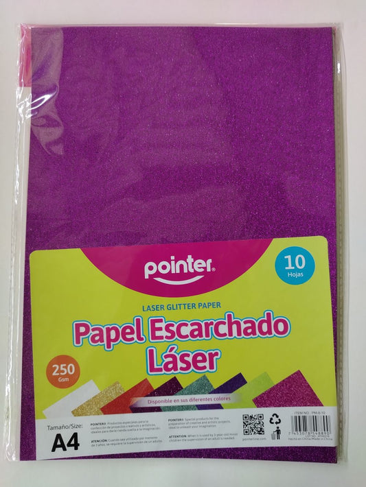 PAPEL ESCARCHADO LASER