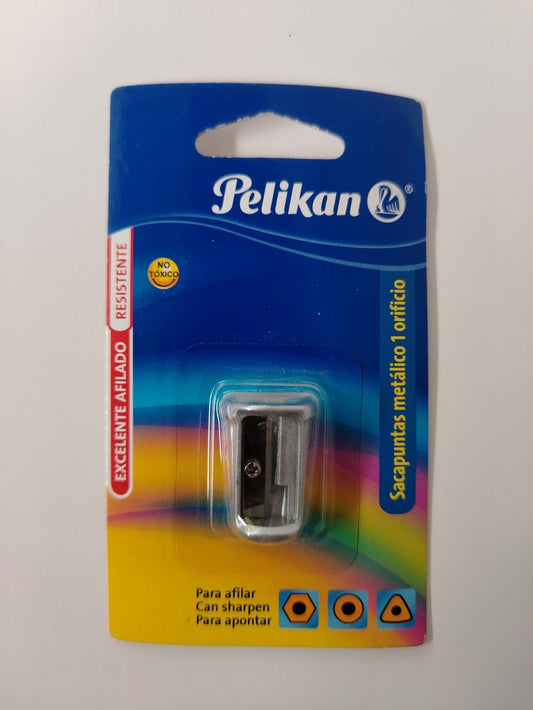 SACAPUNTAS PELIKAN METALICO 1 HUECO