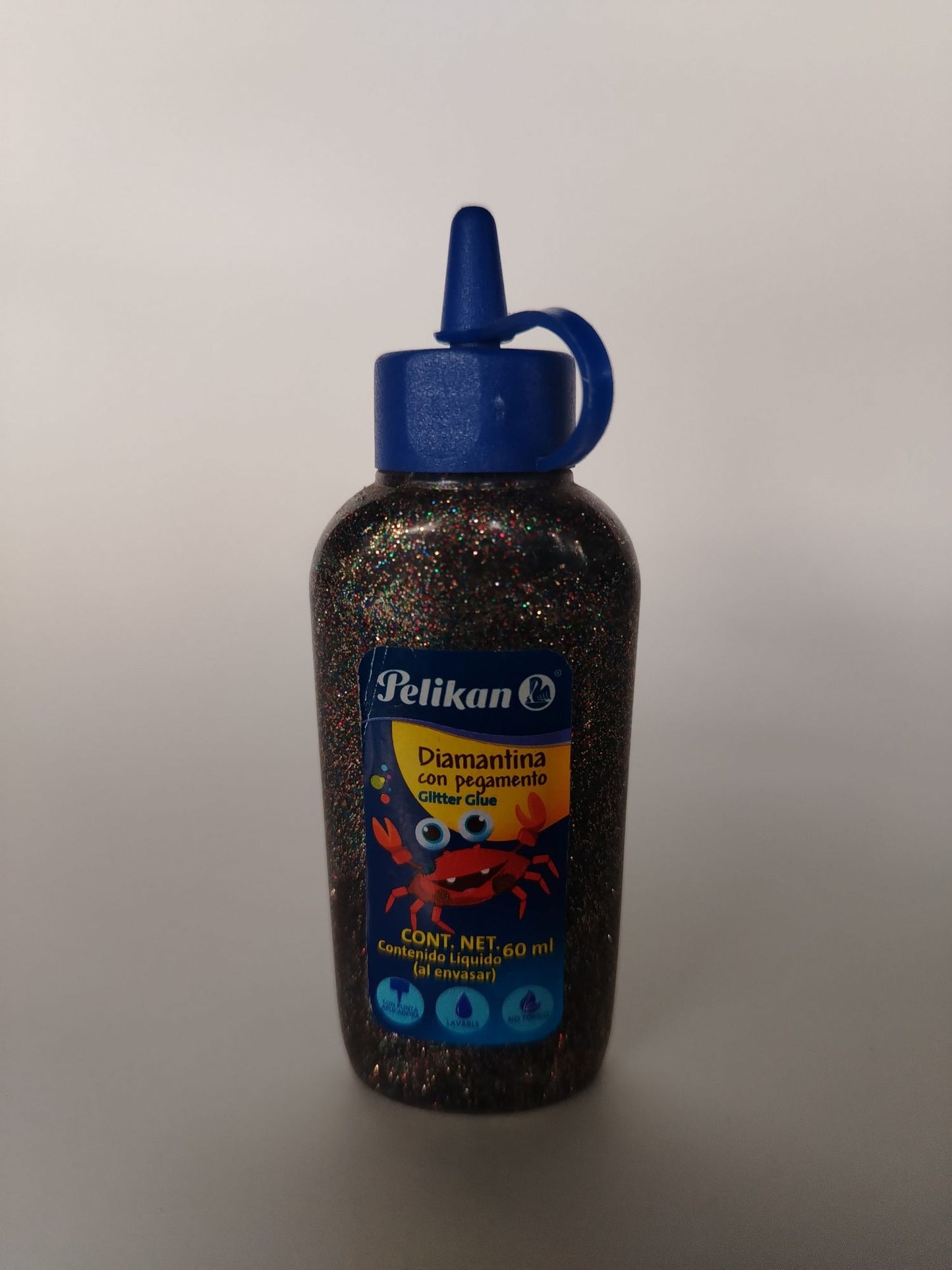 GOMA ESCARCHADA PELIKAN 60ML MULTICOLOR
