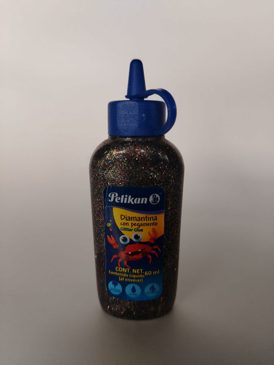GOMA ESCARCHADA PELIKAN 60ML MULTICOLOR