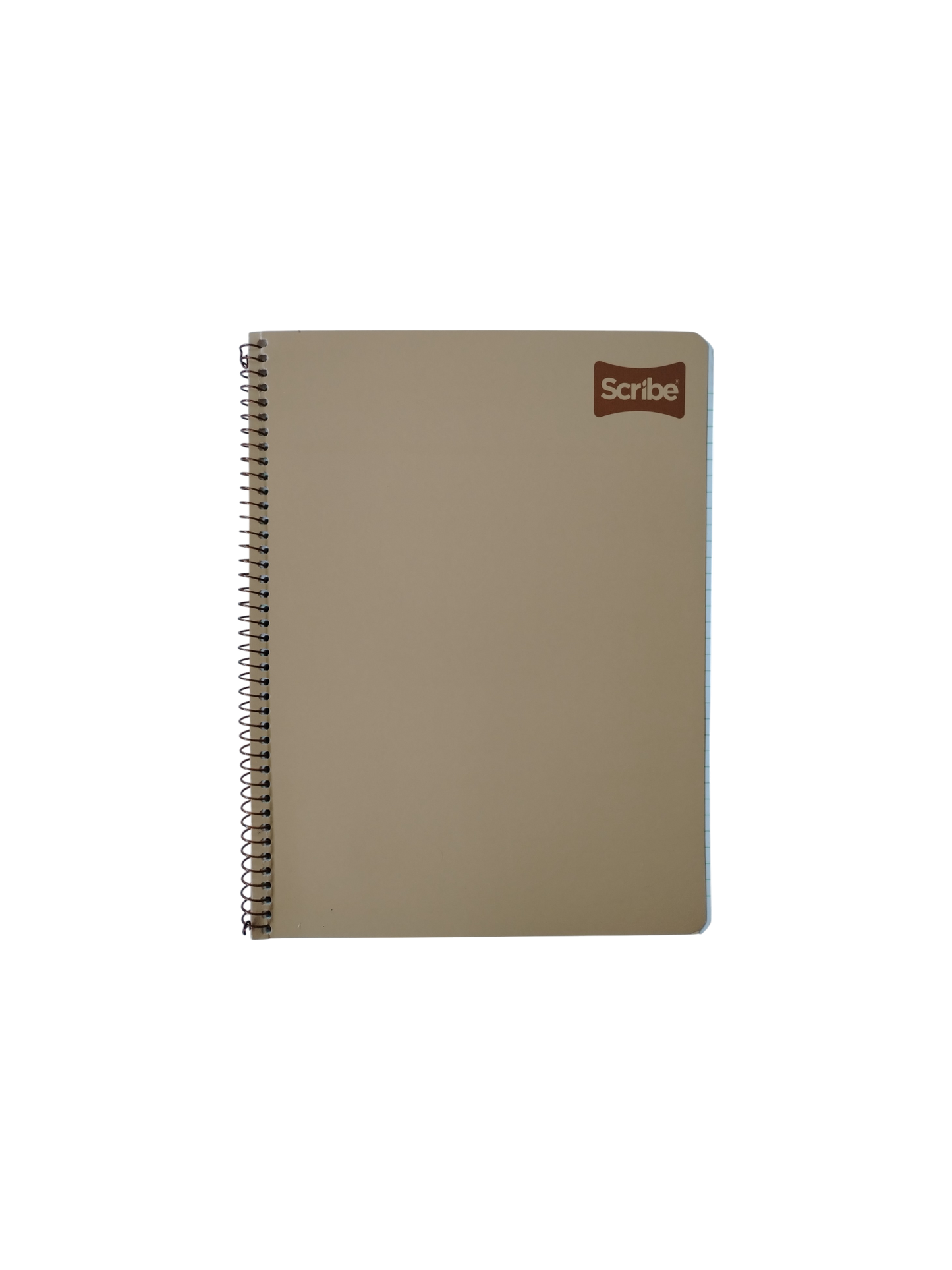 CUADERNO RESORTE SCRIBE KRAFT 70H 20CM X 26.25CM