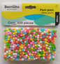 POM POM MULTICOLOR BARRILITO 500 PZAS MICRO