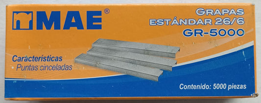 GRAPA ESTANDAR MAE 26/6 (5000UND)
